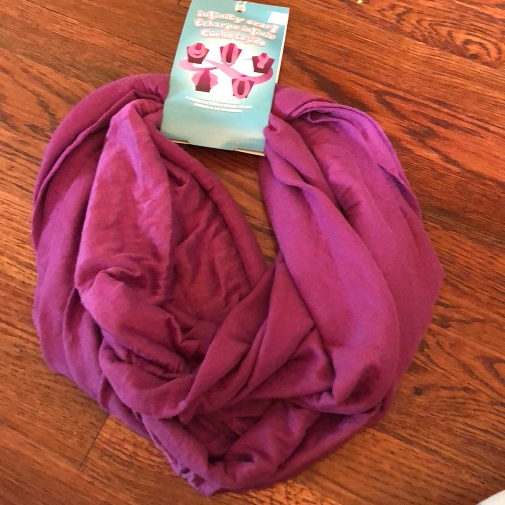 Purple Infinity Scarf